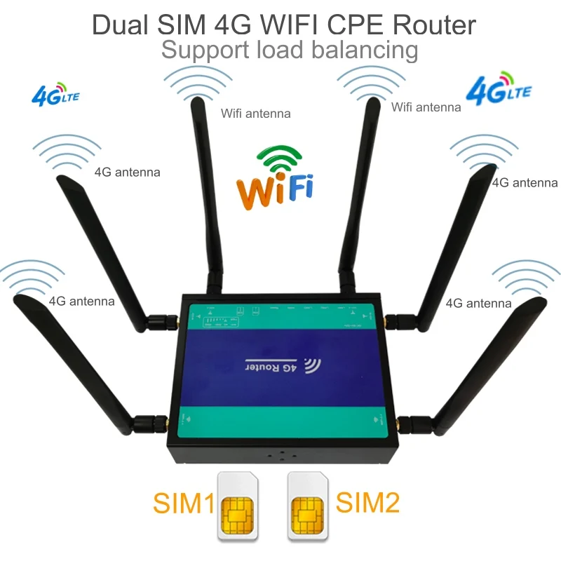 HUASIFEI Unlock 300Mbps 3G4G VPN Wireless Router Dual Sim Slot Industrial Lte Modem Router With Sim Card Slot Load Balancing
HUASIFEI Unlock 300Mbps 3G4G VPN Wireless Router Dual Sim Slot Industrial Lte Modem Router With Sim Card Slot Load Balancing