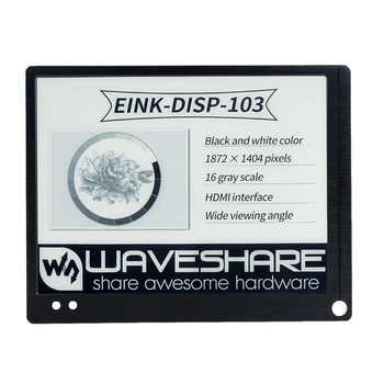 Waveshare 10.3Inch E-Paper Monitor HDMI Display Interface Eye Care for Raspberry Pi Jetson Nano PC
Waveshare 10.3Inch E-Paper Monitor HDMI Display Interface Eye Care for Raspberry Pi Jetson Nano PC