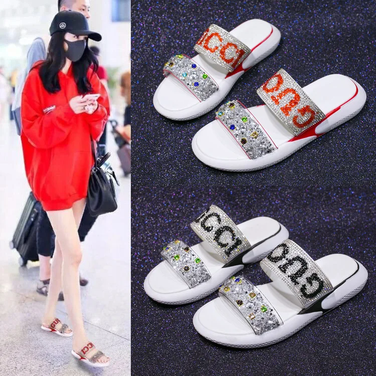 2019 Summer Slipper New Style A- line Sandals Light Diamond Sand Outdoor with Korean-style Fashion Thick Bottomed Beach Slippers
2019 Summer Slipper New Style A- line Sandals Light Diamond Sand Outdoor with Korean-style Fashion Thick Bottomed Beach Slippers