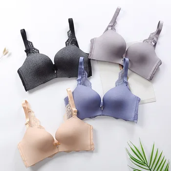 Lace Sexy no steel ring no trace bra 
Lace Sexy no steel ring no trace bra