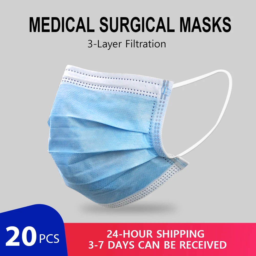 Medical surgical masks Profession Disposable Mask Surgical 3-Ply Nonwoven Disposable Elastic Mouth Muffle Cover
Medical surgical masks Profession Disposable Mask Surgical 3-Ply Nonwoven Disposable Elastic Mouth Muffle Cover
