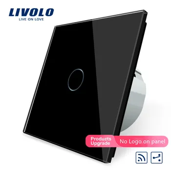 Livolo EU Standard Remote Switch, Wireless Switch 1 Gang 2 Way, Smart Switch with Remote Function ,Touch Switch,VL-C701SR-1/2/5,