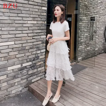 Summer Dress 2019 New dress French First Love Female Temperament Chiffon Early Spring Platycodon Short Sleeves dress
Summer Dress 2019 New dress French First Love Female Temperament Chiffon Early Spring Platycodon Short Sleeves dress