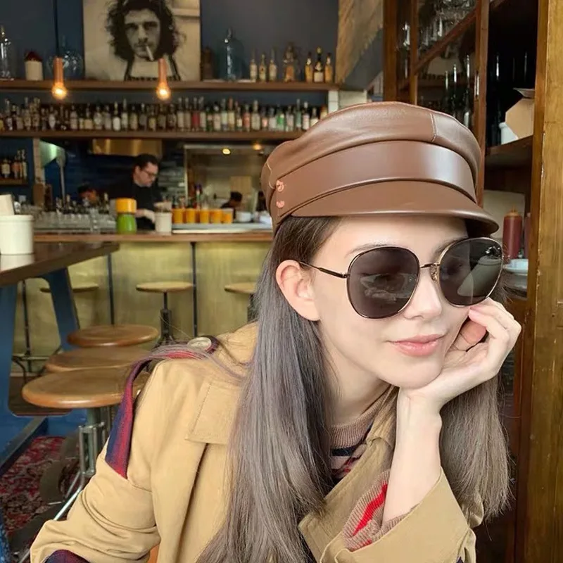 Kun Ling Celebrity Style PU Leather Cap-Style Navy Cap Children Versatile Flat Roof Cricket-cap Beret England Retro Octagonal Ca
Kun Ling Celebrity Style PU Leather Cap-Style Navy Cap Children Versatile Flat Roof Cricket-cap Beret England Retro Octagonal Ca