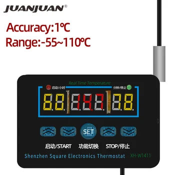 10pcs/lot W1411 Temperature Controller Thermostat Control Heat Cool Control Start Stop Value WithTemp Control Range -19-99℃
10pcs/lot W1411 Temperature Controller Thermostat Control Heat Cool Control Start Stop Value WithTemp Control Range -19-99℃