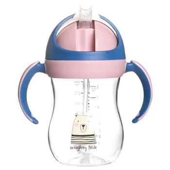 350Ml Baby Water Bottle Sippy Cup Soft Spout Cup Gravity Ball V-Type Straw Anti Design for Baby-Blue 
350Ml Baby Water Bottle Sippy Cup Soft Spout Cup Gravity Ball V-Type Straw Anti Design for Baby-Blue