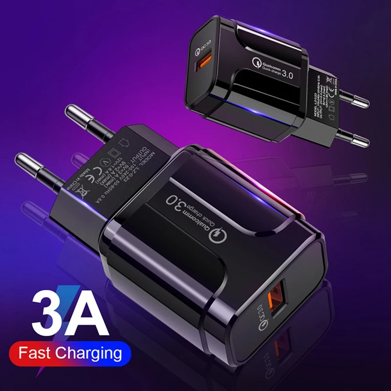 ROROBICO 3A Quick Charge 3.0 USB Charger EU Charger Adapter for Android IOS Mobile Phone QC3.0 Fast Charging
ROROBICO 3A Quick Charge 3.0 USB Charger EU Charger Adapter for Android IOS Mobile Phone QC3.0 Fast Charging