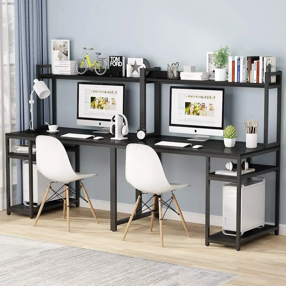Tribesigns 94.5 inch computer desk with lockers, double workstation desk, home office study desk
Tribesigns 94.5 inch computer desk with lockers, double workstation desk, home office study desk