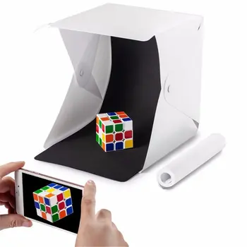 Mini Folding Lightbox Photography Photo Studio Softbox LED Light Soft Box Photo Background Kit Light box for DSLR Camera Dropshi
Mini Folding Lightbox Photography Photo Studio Softbox LED Light Soft Box Photo Background Kit Light box for DSLR Camera Dropshi