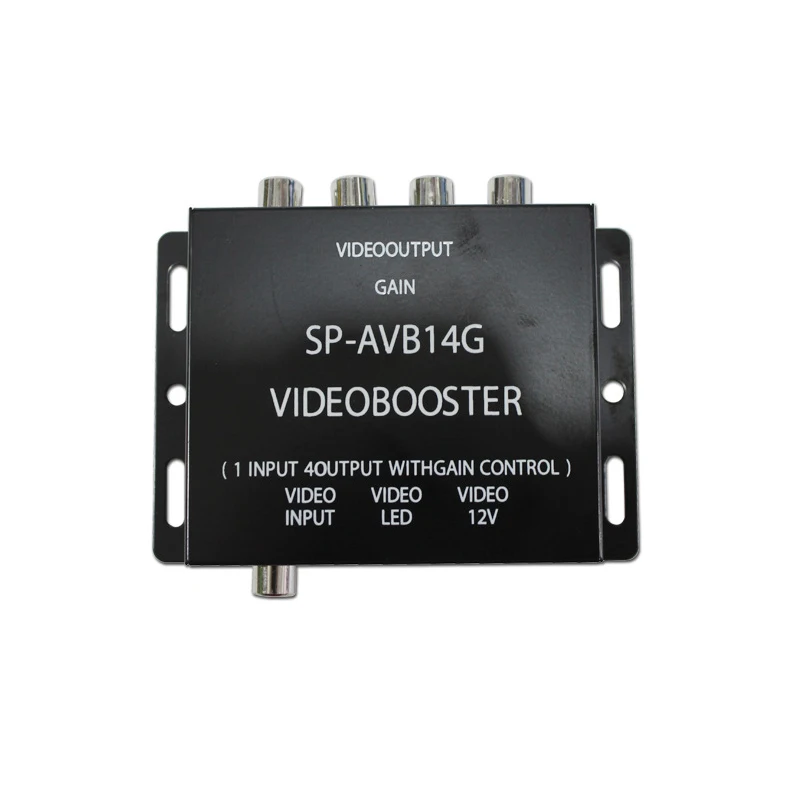 Усилитель видеосигнала, 1 вход на 4 выхода, с регулировкой усиления, делитель видео DC 12 В
Усилитель видеосигнала, 1 вход на 4 выхода, с регулировкой усиления, делитель видео DC 12 В