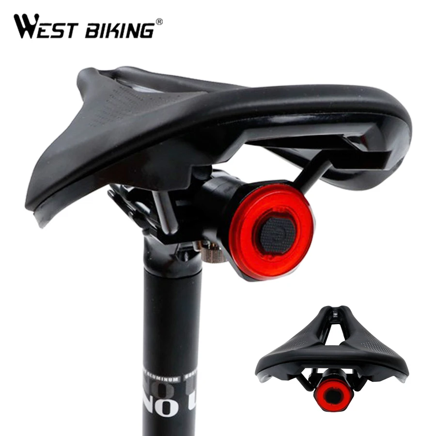 Auto Start/Stop Flashlight For Bicycle Bike Rear Light Brake Sensing IPx6 Waterproof LED USB Charging Cycling Taillight
Auto Start/Stop Flashlight For Bicycle Bike Rear Light Brake Sensing IPx6 Waterproof LED USB Charging Cycling Taillight