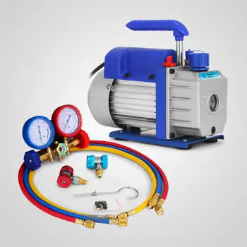 3CFM Air Vacuum Pump Manifold Gauge HVAC A/C Refrigeration Kit AC
3CFM Air Vacuum Pump Manifold Gauge HVAC A/C Refrigeration Kit AC