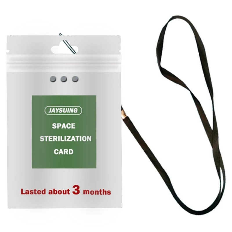 Air Purification Sterilization Card Disinfection Sterilization Lanyard Protection Card Deodorant Sterilize Card Accessor Pads
Air Purification Sterilization Card Disinfection Sterilization Lanyard Protection Card Deodorant Sterilize Card Accessor Pads