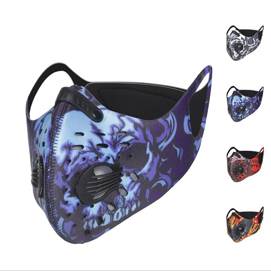 Roidismtor Half Face Mask Pattern Design Outdoor Sports windproof Mask Double Layer breathing 4-layer Filter 4 Colors
Roidismtor Half Face Mask Pattern Design Outdoor Sports windproof Mask Double Layer breathing 4-layer Filter 4 Colors