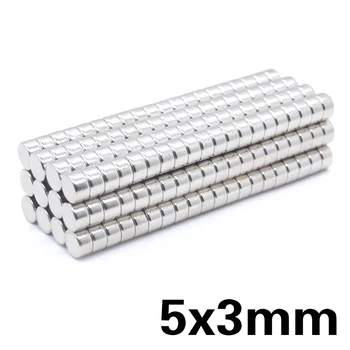 1000Pcs 5x3 Neodymium Magnet Permanent N35 NdFeB Super Strong Powerful 5*3 Small Round Magnetic Magnets Disc 5mm x 3mm
1000Pcs 5x3 Neodymium Magnet Permanent N35 NdFeB Super Strong Powerful 5*3 Small Round Magnetic Magnets Disc 5mm x 3mm