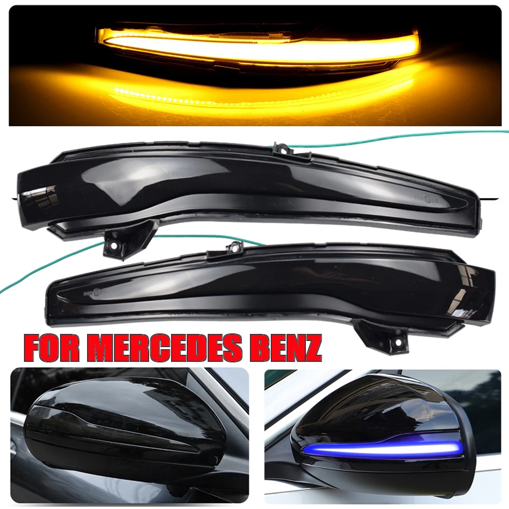 Dynamic Turn Signal Rearview Mirror Indicator Blinker Light For Mercedes Benz C Class W205 E W213 S W222
Dynamic Turn Signal Rearview Mirror Indicator Blinker Light For Mercedes Benz C Class W205 E W213 S W222