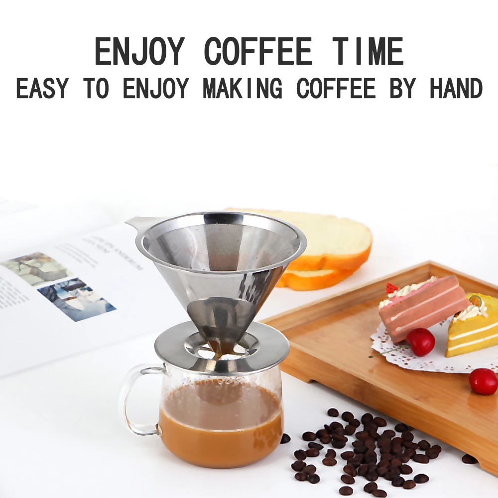 Hot New Washable Stainless Steel Coffee Filters for Espresso Manual Coffee Bean Mill Grinder Mesh Reusable Coffee Filter Holder
Hot New Washable Stainless Steel Coffee Filters for Espresso Manual Coffee Bean Mill Grinder Mesh Reusable Coffee Filter Holder