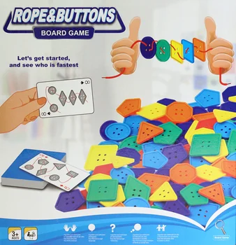 Brain battle, rope-threading, button-watching, hand-to-hand speed, multi-person interactive intelligence toy desktop game
Brain battle, rope-threading, button-watching, hand-to-hand speed, multi-person interactive intelligence toy desktop game