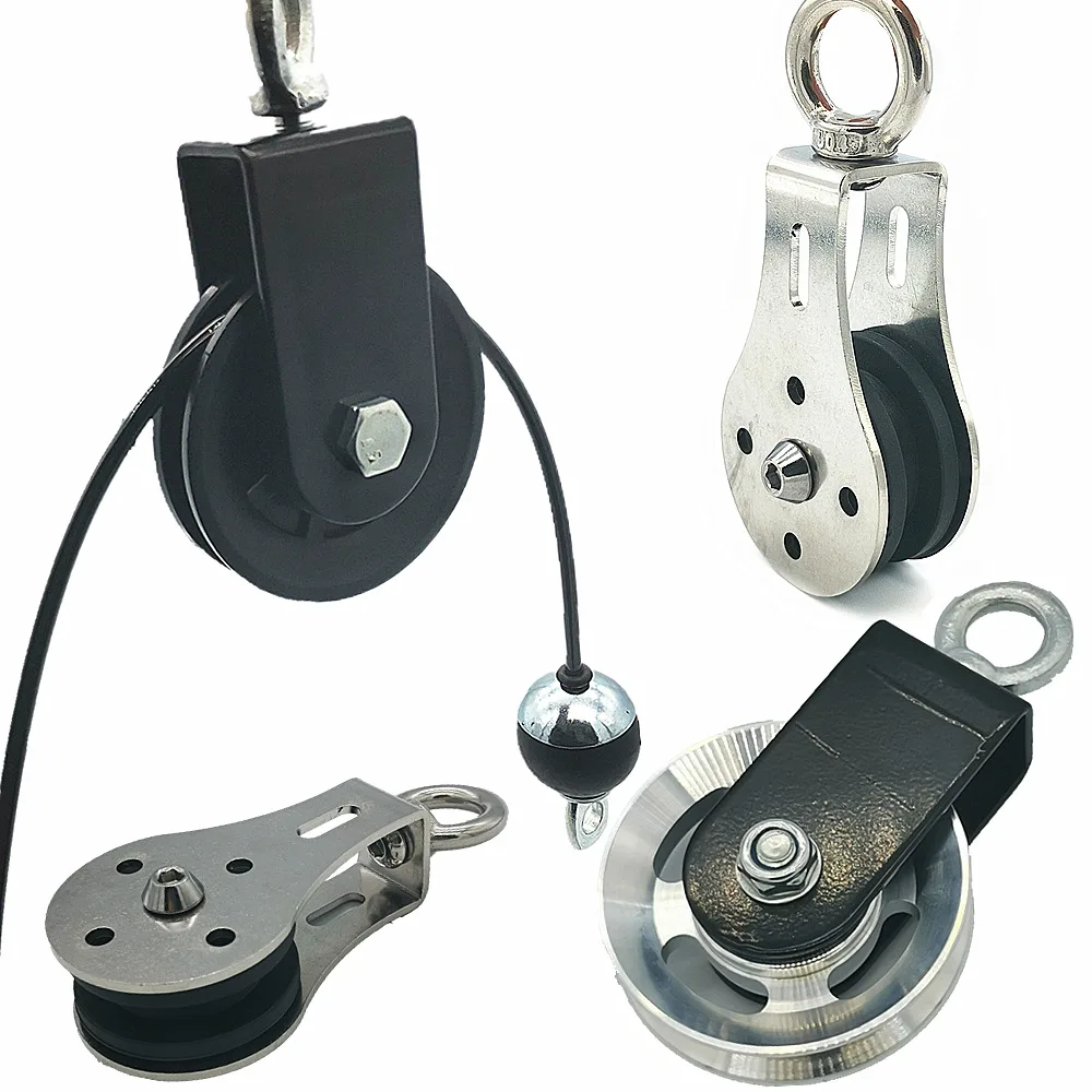 Home Gym Lifting Bearing Pulley for Wheel Pull Rope Universal Replacement Pully Wheel 360 Degree M8 Swivel Gym Accessories
Home Gym Lifting Bearing Pulley for Wheel Pull Rope Universal Replacement Pully Wheel 360 Degree M8 Swivel Gym Accessories