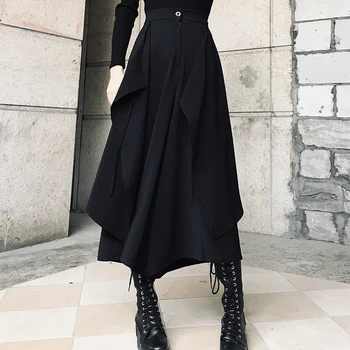 TVVOVVIN Black Zipper Waist Splicing Ruffled Irregular Woman Skirt Casual Versatile Simple Fashion 2019 Autumn Dresses New X010 
TVVOVVIN Black Zipper Waist Splicing Ruffled Irregular Woman Skirt Casual Versatile Simple Fashion 2019 Autumn Dresses New X010