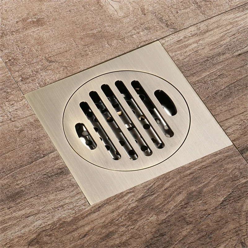 Copper Square round Mesh Vintage Floor Drain Large Flow Deodorizing Pest Control Bathroom Bronze Floor Drain Wholesale
Copper Square round Mesh Vintage Floor Drain Large Flow Deodorizing Pest Control Bathroom Bronze Floor Drain Wholesale