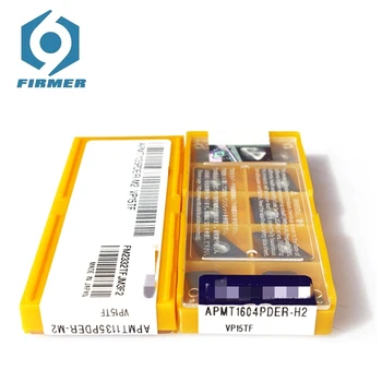 Lathe Cutter APMT1604PDER-H2/M2 VP15TF TPMN160308TPMN322 UT120T NX2525 10pcs Carbide Inserts R0.8 Turning Tool Lathe Blade
Lathe Cutter APMT1604PDER-H2/M2 VP15TF TPMN160308TPMN322 UT120T NX2525 10pcs Carbide Inserts R0.8 Turning Tool Lathe Blade