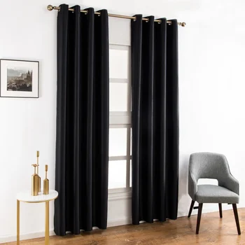 100% Shading Modern Blackout Curtains for Window Treatment Blinds Finished Drapes for Living Room Bedroom Solid Color
100% Shading Modern Blackout Curtains for Window Treatment Blinds Finished Drapes for Living Room Bedroom Solid Color