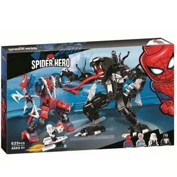 2019 Set Spiderman Mech Venom Mecha Building Blocks Toys Children Compatible With Lepining 76115
2019 Set Spiderman Mech Venom Mecha Building Blocks Toys Children Compatible With Lepining 76115