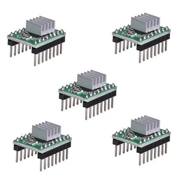 Stepper Motor Driver Professional 3D Printer Durable Module Over Voltage Protection Heat Sink Ramps Replacement Stepstick
Stepper Motor Driver Professional 3D Printer Durable Module Over Voltage Protection Heat Sink Ramps Replacement Stepstick