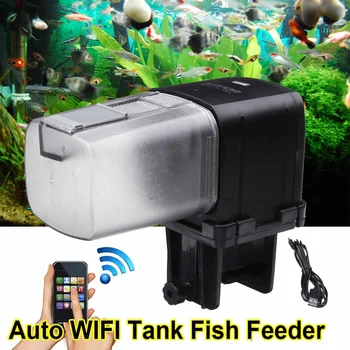 New Intelligent Wifi APP Fish Feeder Auto Smart Control Feeding Dispenser Adjustable Auto Practical Feeder For Aquarium Feeding
New Intelligent Wifi APP Fish Feeder Auto Smart Control Feeding Dispenser Adjustable Auto Practical Feeder For Aquarium Feeding