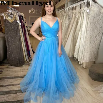 Mbcullyd Light Blue Prom Dresses Long 2020 Floor Length Tulle Evening Party Gowns Formal Graduation Dress For Girls Custom Made
Mbcullyd Light Blue Prom Dresses Long 2020 Floor Length Tulle Evening Party Gowns Formal Graduation Dress For Girls Custom Made