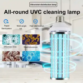 60W 195LED UV Germicidal Lamp UVC Ultraviolet Corn Shape Light Bulb Disinfection Sterilizer Led Lights Home Clean Air Kill Mites
60W 195LED UV Germicidal Lamp UVC Ultraviolet Corn Shape Light Bulb Disinfection Sterilizer Led Lights Home Clean Air Kill Mites