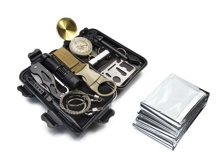 Upgrade-Multi-functional Survival Tool Kit H3 Outdoor Survival First Aid Box Camping SOS Emergency Tool Set
Upgrade-Multi-functional Survival Tool Kit H3 Outdoor Survival First Aid Box Camping SOS Emergency Tool Set