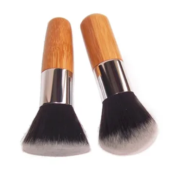 2 pcs/lot Professional Soft Flat Top Buffer Foundation Powder Brush Cosmetic Salon Brush Basic Makeup Brushes Facial Makeup Tool 
2 pcs/lot Professional Soft Flat Top Buffer Foundation Powder Brush Cosmetic Salon Brush Basic Makeup Brushes Facial Makeup Tool