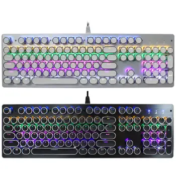 HXSJ V800 mechanical keyboard Green axis 104 key full key without conflict Gaming keyboard
HXSJ V800 mechanical keyboard Green axis 104 key full key without conflict Gaming keyboard