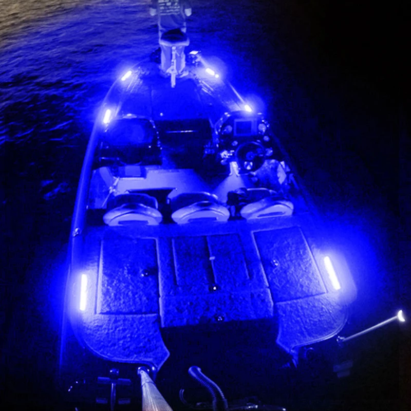 Фото 2X 4" Waterproo Boat RV 6 LED LIGHT STRIP 12V Marine Accent Lighting Utility Strip Bar f Cabin Trailer Lights | Лампы и освещение