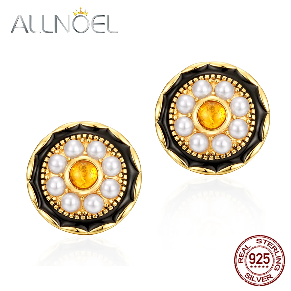 ALLNOEL 925 Sterling Silver Stud Earrings For Women Natural Amber Gemstone Handmade Pearl Drop Oil Earrings Luxury Jewelry New
ALLNOEL 925 Sterling Silver Stud Earrings For Women Natural Amber Gemstone Handmade Pearl Drop Oil Earrings Luxury Jewelry New