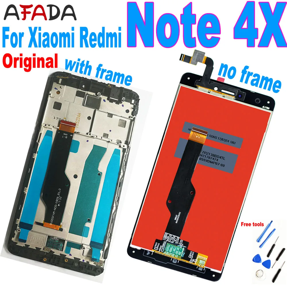 For Xiaomi Redmi Note 4X Xiaomi Note4X Note 4X LCD Display Touch Screen Digitizer Assembly Frame for Xiaomi Note 4X LCD Replace
For Xiaomi Redmi Note 4X Xiaomi Note4X Note 4X LCD Display Touch Screen Digitizer Assembly Frame for Xiaomi Note 4X LCD Replace