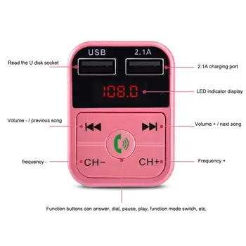 Hands-free Car Kit Bluetooth Wireless FM Transmitter LCD MP3 Player USB Charger Car Accessories car mp3 player audio
Hands-free Car Kit Bluetooth Wireless FM Transmitter LCD MP3 Player USB Charger Car Accessories car mp3 player audio