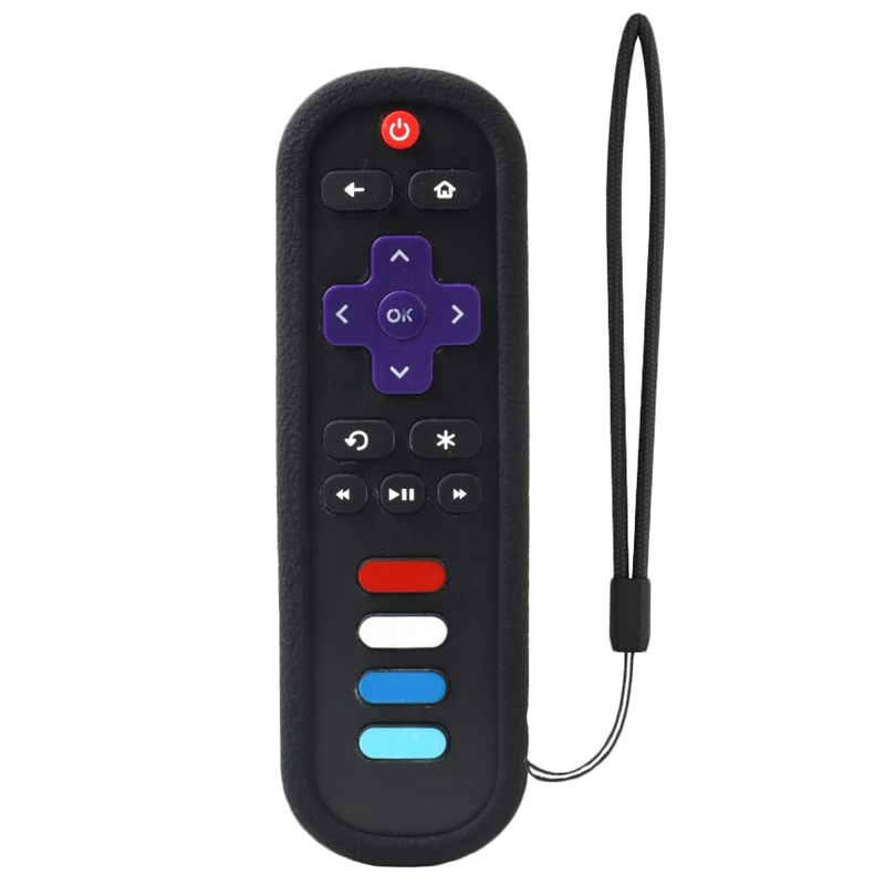 Sikai Case For Tcl Roku Rc280 Remote Silicone Shockproof Protective Cover 3600R / Tv Skin-Fr | Электроника