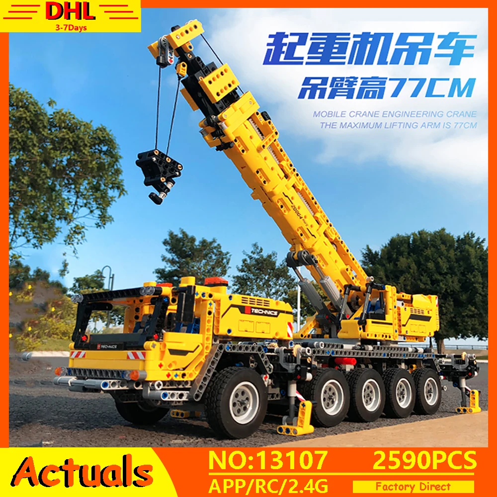 Lepining 20004 APP RC Technic Car Motor Power Mobile Crane Mk II Model Building Blocks Bricks Compatible with 42009 Toys Gifts
Lepining 20004 APP RC Technic Car Motor Power Mobile Crane Mk II Model Building Blocks Bricks Compatible with 42009 Toys Gifts