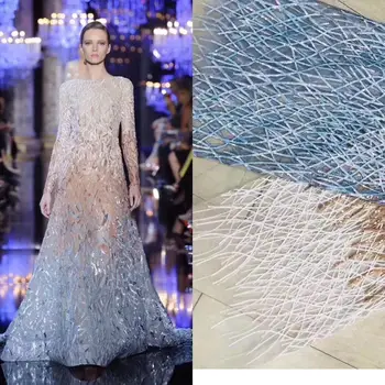 Modern design French net lace fabric African mul ti color gradient sequins embroidery tulle lace fabric for ladies dress
Modern design French net lace fabric African mul ti color gradient sequins embroidery tulle lace fabric for ladies dress