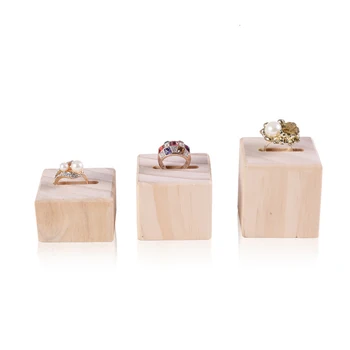 3pcs/set Square Wood Ear Stud Earrings Ring Holder Display Stand Jewelry Show Rack AccessoriesJewelry Show Rack/Box 
3pcs/set Square Wood Ear Stud Earrings Ring Holder Display Stand Jewelry Show Rack AccessoriesJewelry Show Rack/Box