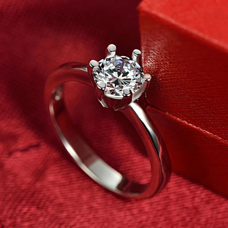 Ataullah Simulated Diamond Ring Sterling Silver 925 Jewelry with Platinum Plated Diamond 1carat Rings for Women Gift RW070
Ataullah Simulated Diamond Ring Sterling Silver 925 Jewelry with Platinum Plated Diamond 1carat Rings for Women Gift RW070