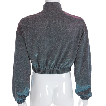 Glitter Bomber Cropped Long Sleeve Korean Jackets Women Autumn Winter 2018 Coats And Jackets Chaqueta Mujer Streetwear
Glitter Bomber Cropped Long Sleeve Korean Jackets Women Autumn Winter 2018 Coats And Jackets Chaqueta Mujer Streetwear