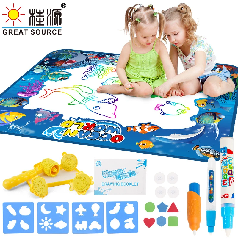 Doodle-Mat Painting-Board Magic Water Drawing Mat With Stamps Set Painting Board Educational Toys For Kids100*80cm(30.37"*31.5")
Doodle-Mat Painting-Board Magic Water Drawing Mat With Stamps Set Painting Board Educational Toys For Kids100*80cm(30.37"*31.5")
