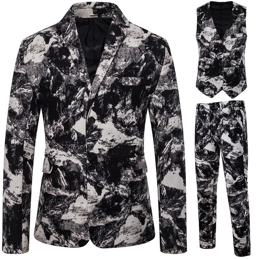 2019 Man Nation Wind Man's Suit Three-piece Leisure Time Suit T55 
2019 Man Nation Wind Man's Suit Three-piece Leisure Time Suit T55