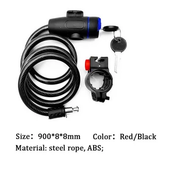 Bicycle Lock Secure Keys Bike Cable Lock with Mounting Bracket Universal Anti-Theft Bike Bicycle Lock Stainless Cable Coil new
Bicycle Lock Secure Keys Bike Cable Lock with Mounting Bracket Universal Anti-Theft Bike Bicycle Lock Stainless Cable Coil new