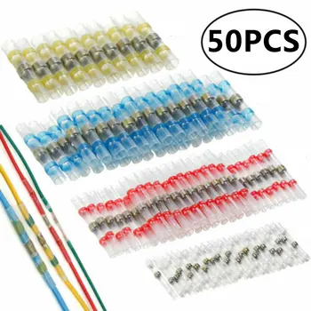 100/50Pcs Practical Electrical Waterproof Seal Heat Shrink Wire Connector Terminals Solder Sleeve Wire Connectors
100/50Pcs Practical Electrical Waterproof Seal Heat Shrink Wire Connector Terminals Solder Sleeve Wire Connectors