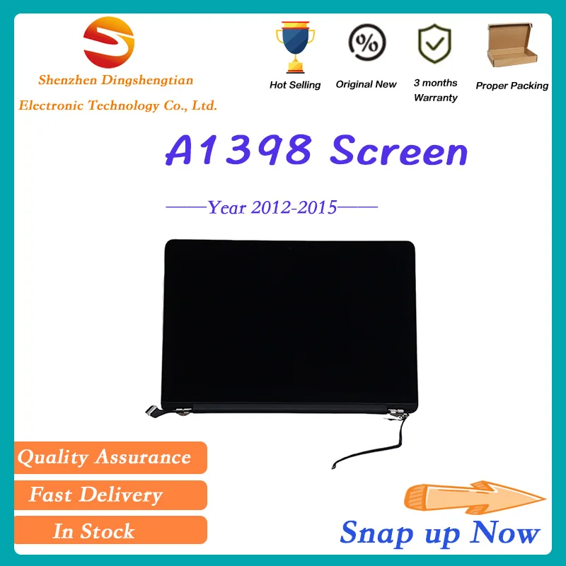 Macbook Pro Retina 15 inch A1398 LCD Screen Assembly 2012-2015 dispaly Sliver | Компьютеры и офис